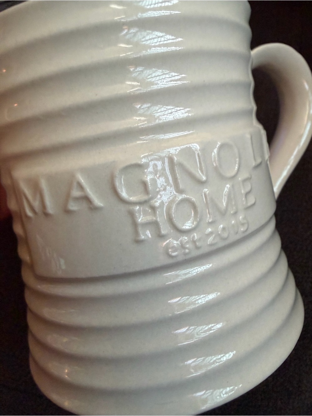 Magnolia Home Cream Ceramic Mug